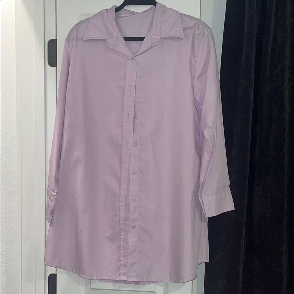 Oversized Button Down Dress